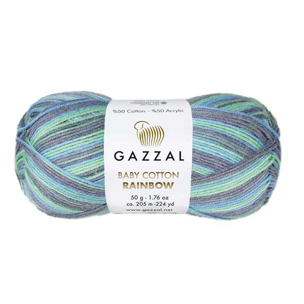Baby Cotton Rainbow Gazzal (Цвет: 484)