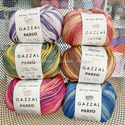 Пряжа Gazzal Pareo